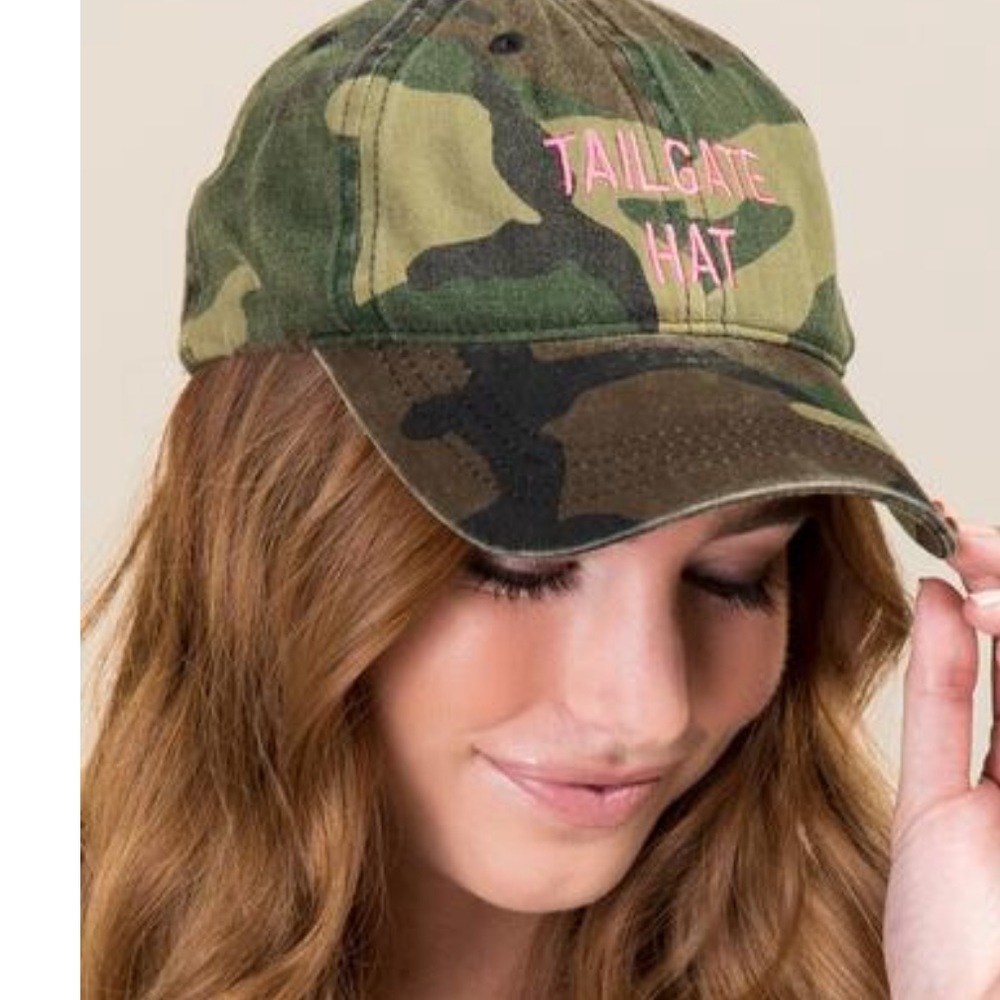 TAILGATE Camo Camouflage Hat Baseball Cap